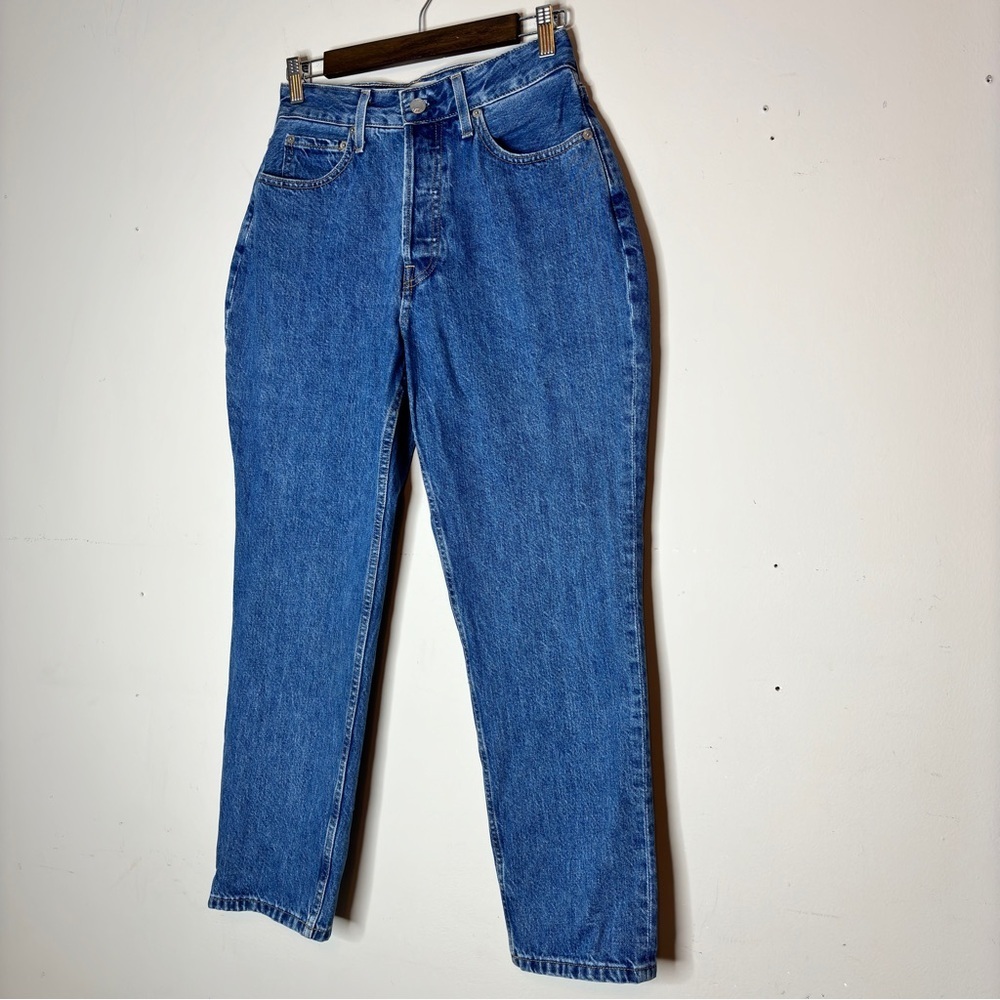 Everlane The Curvy '90s Cheeky Straight Jean Button Fly Organic Cotton Size 28 - Picture 11 of 11